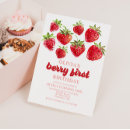 Search for strawberries birthday invitations Flowers