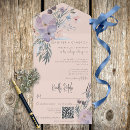 Search for dusty blue and peach wedding invitations Qr code
