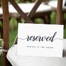 Search for calligraphy reserved signs Chic