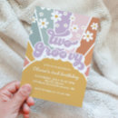 Search for sunshine and rainbows invitations Pink