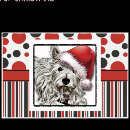 Search for black and white santa wrapping paper Red