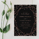 Search for rose gold and black weddings Calligraphy