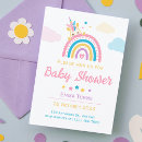 Search for unicorn rainbow colours invitations Purple