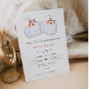 Search for twin pumpkin invitations Pumpkin on the way