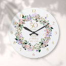 Search for floral clocks Vow renewal