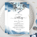 Search for floral nautical wedding invitations Blue and white