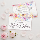 Search for will you be my maid of honor Watercolor floral