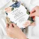 Search for pink and navy baby shower invitations For her