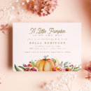 Search for rose gold pumpkin invitations Watercolor