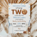 Search for milk and cookies birthday invitations Modern