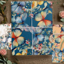 Search for vintage butterfly wrapping paper Botanical