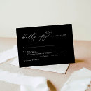 Search for entree choice invitations Black and white