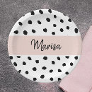 Search for pink and black plates Modern