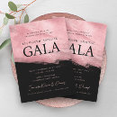 Search for black and gold gala invitations Fundraising event