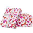 Search for pink red hearts wrapping paper Cute