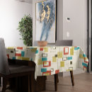 Search for mid century modern tablecloths Geometric