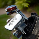 Search for for dad golf head covers Black and white