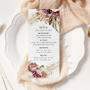 Search for burgundy menus Gold