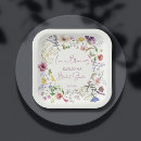Search for boho bridal shower plates Wildflowers