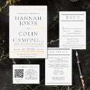 Search for simply chic invitations Black