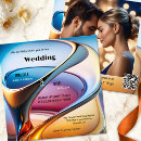 Search for abstract art invite invitations Bold