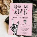 Search for rock birthday invitations Born two rock