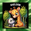 Search for black and white giraffe posters Cute