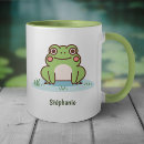 Search for cute cartoon frog mugs Kawaii