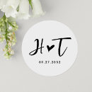 Search for heart monogram stickers Black and white