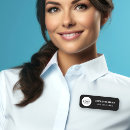 Search for black and white name tags Employee