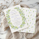 Search for blue floral wreath invitations Vintage