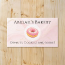 Search for home baking business cards Pink