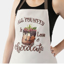 Search for chocolate love aprons Chef