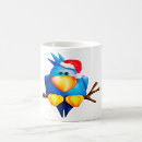 Search for bird with hat mugs Xmas