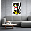 Search for red black white posters Pet