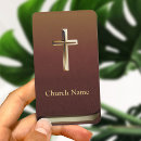 Search for cross business cards Church
