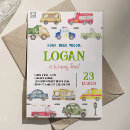 Search for fire truck party invitations Watercolor
