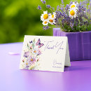 Search for purple butterfly thank you cards Cute
