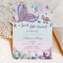 Search for mermaid baby shower invitations under the sea