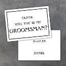 Search for groomsman cards simple