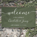Search for green wedding banners Modern