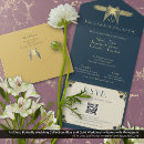 Search for blue butterfly wedding invitations Vintage