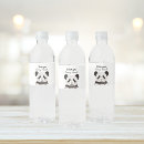 Search for panda lovers labels Black and white