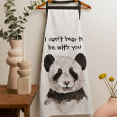 Search for funny valentines aprons Black and white