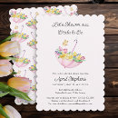 Search for easter bridal shower invitations Tulips