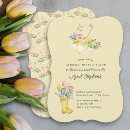 Search for die cut baby shower invitations Flowers