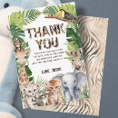 Search for safari birthday thank you cards Wild one