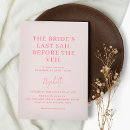 Search for bridal veil invitations Pink