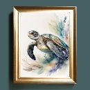 Search for sea turtle painting posters Coastal