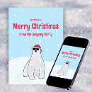 Search for polar christmas cards Cartoon
